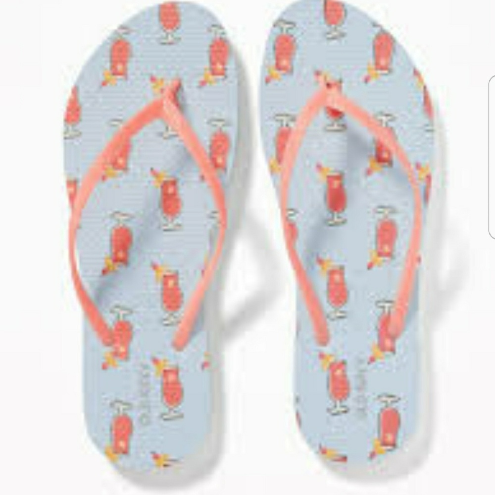 Old Navy cocktail flip flops